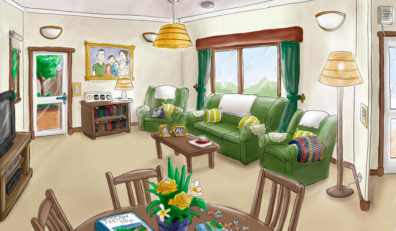 living room - dementia enabling environments | alzheimer's wa